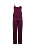 Dorothy Perkins Purple Lace Trim Vest Set