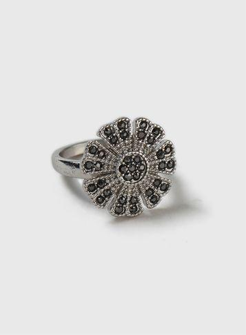 Dorothy Perkins Grey Marquisete Style Cocktail Ring
