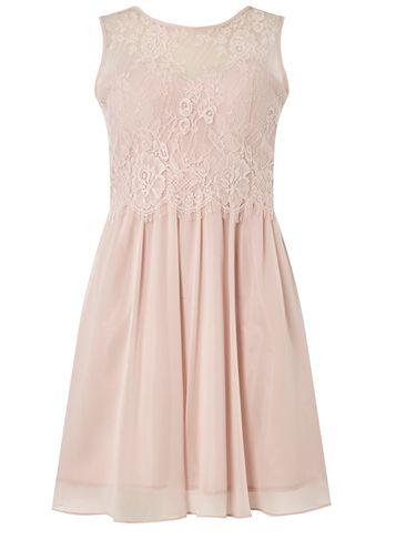 Dorothy Perkins *showcase Petite Blush 'lola' Prom Dress
