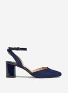 Dorothy Perkins Wide Fit Navy 'diva' Court Shoes