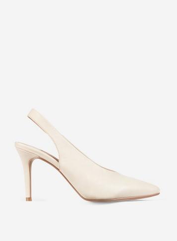 Dorothy Perkins Ecru Daisy Court Shoes