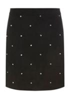 Dorothy Perkins *tall Black Gem Embellished Mini Skirt