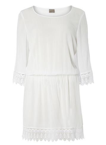 Dorothy Perkins *vero Moda White Crochet Mini Shift Dress