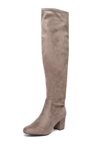 Dorothy Perkins Grey 'taster' Over Knee Boots