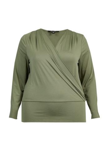 Dorothy Perkins *dp Curve Khaki Wrap Top