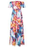 Dorothy Perkins *showcase Multi Colour Tropical 'sienna' Maxi Dress