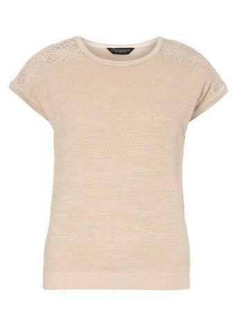 Dorothy Perkins Blush Rose Lace Yoke Tee