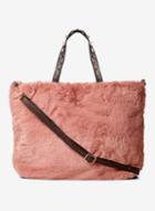 Dorothy Perkins Rose Faux Fur Shopper Bag