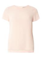 Dorothy Perkins Petite Blush Side Zip T-shirt