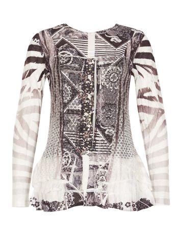 Dorothy Perkins *izabel London Multi Coloured Long Sleeve Top