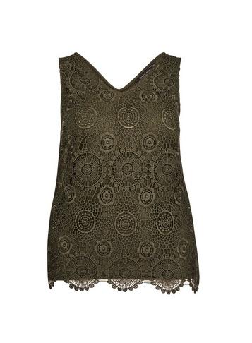 Dorothy Perkins *dp Curve Khaki Lace Vest