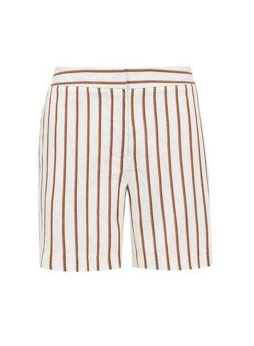 Dorothy Perkins White Stripe Print Shorts