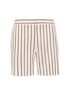 Dorothy Perkins White Stripe Print Shorts