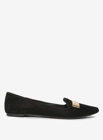 Dorothy Perkins Black Microfibre Hype Pumps