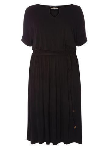 Dorothy Perkins Dp Curve Black Jersey Bar Midi Dress