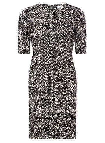 Dorothy Perkins *lily & Franc Monochrome Textured Shift Dress