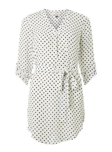 Dorothy Perkins *billie & Blossom White Spot Print Tunic