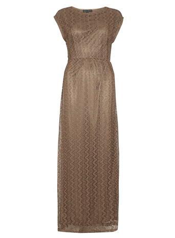 Dorothy Perkins *bronze Lace Maxi Dress.