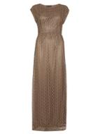 Dorothy Perkins *bronze Lace Maxi Dress.