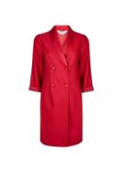 Dorothy Perkins Petite Red Tuxedo Wrap Dress