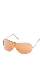 Dorothy Perkins Rose Gold Visor Sunglasses