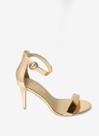 Dorothy Perkins Rose Gold 'bounce' Heeled Sandals
