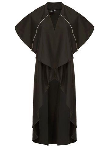 Dorothy Perkins *izabel London Black Oversized Coat