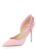 Dorothy Perkins Pink 'gia' Ruffle Back Court Shoes