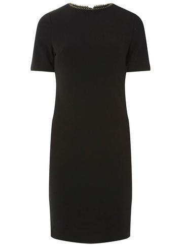 Dorothy Perkins Black Pewter Beaded Bodycon Dress