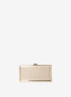 Dorothy Perkins Gold Boxy Shimmer Clutch