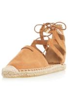 Dorothy Perkins *head Over Heels Tan Ghillie Sandals