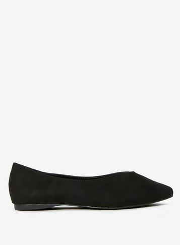 Dorothy Perkins Black Microfibre Pria Pumps
