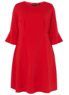 Dorothy Perkins Dp Curve Red Liverpool Fit And Flare Dress