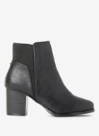 Dorothy Perkins Black 'avenue' Block Heel Boots
