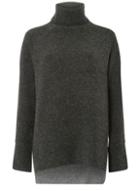 Dorothy Perkins *vero Moda Grey Roll Neck Blouse