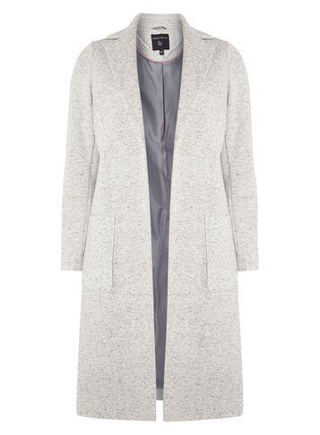 Dorothy Perkins Grey Marl Longline Coat
