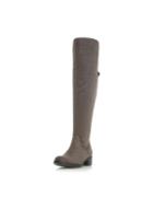 Dorothy Perkins *head Over Heels By Dune Grey Tullulah Flat Boots