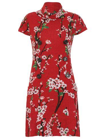 Dorothy Perkins *izabel London Multi Red Shift Dress