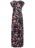 Dorothy Perkins *tall Navy Tie Waist Maxi Dress