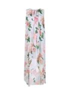 *billie & Blossom Grey Floral Print Maxi Trapeze Dress