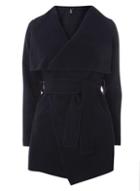 Dorothy Perkins *izabel London Navy Waterfall Jacket