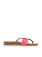 *head Over Heels By Dune Coral 'lilibet' Ladies Flat Sandals