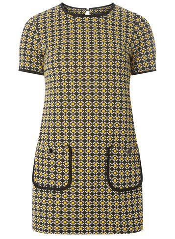 Dorothy Perkins Yellow Geometric Print Tunic