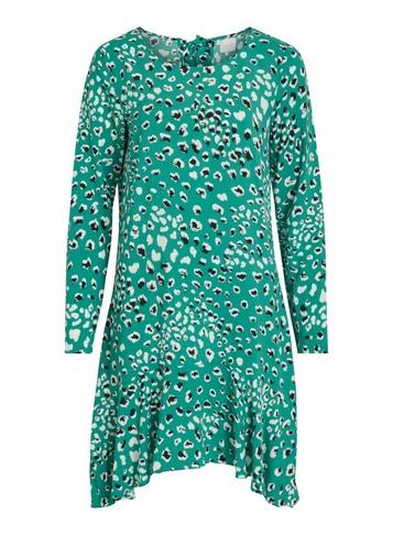 Dorothy Perkins *vila Green Peplum Swing Dress