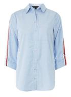 Dorothy Perkins Chambray Sporty Striped Shirt