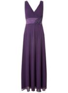 Dorothy Perkins *showcase Purple 'aria' Maxi Dress
