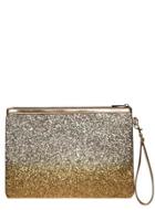 Dorothy Perkins Gold Ombre Glitter Wristlet Bag