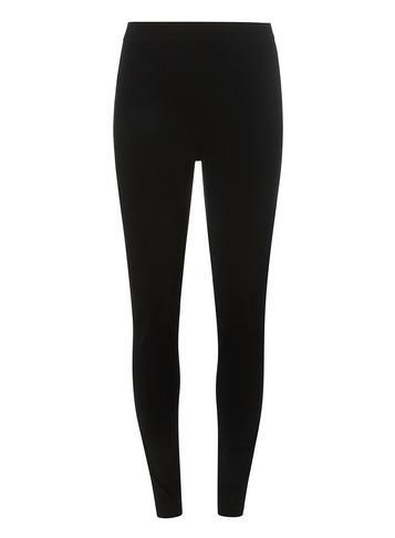 Dorothy Perkins *tall Black Pull On Stretch Trousers