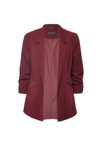 Dorothy Perkins Damson Ruched Sleeve Jacket