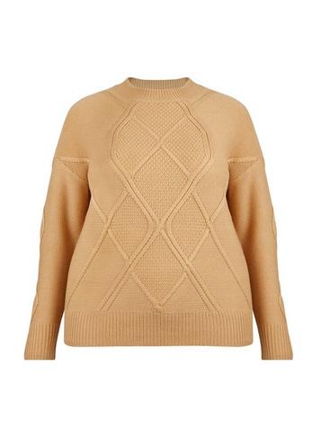 Dorothy Perkins *dp Curve Camel Diagonal Jumper